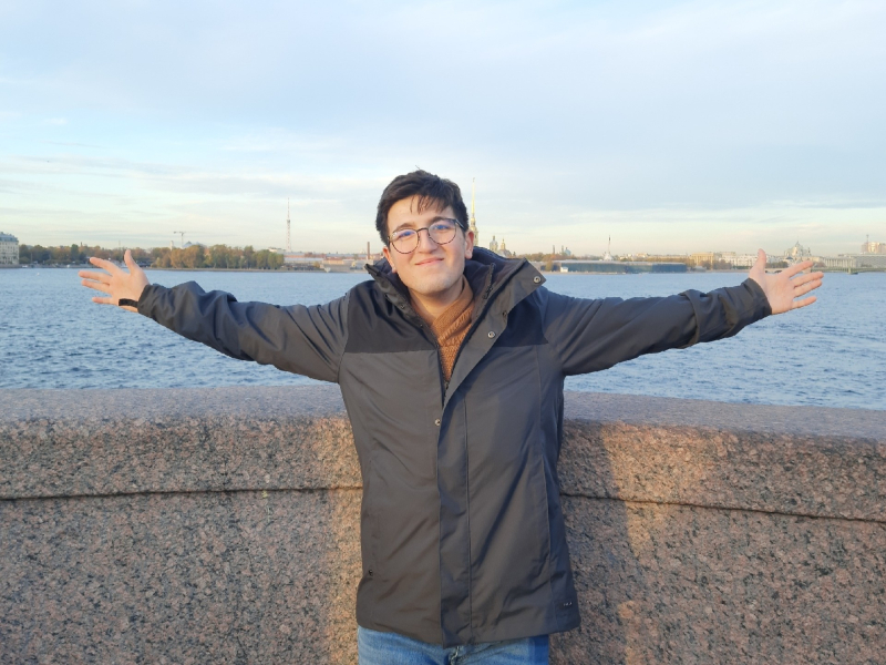 Bahadir in St. Petersburg. Photo courtesy of the subject
