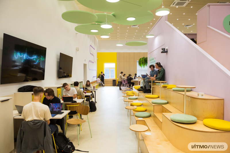 The T-Education coworking space at ITMO University. Credit: Dmitry Grigoryev / ITMO NEWS
