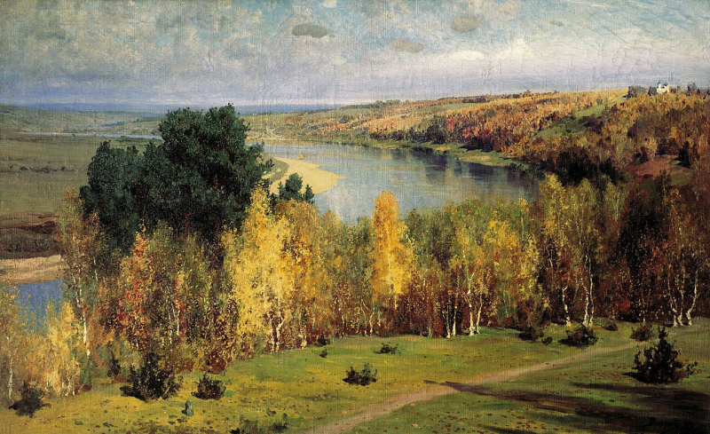 Golden Autumn by Vasily Polenov, 1893, Polenovo (Tula Region, Russia). Credit: Wikimedia Commons (public domain) / CC-PD-Mark
