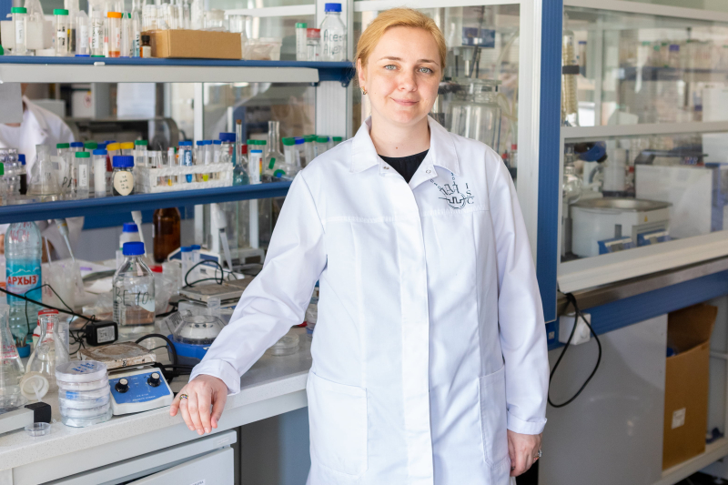 Ekaterina Skorb. Credit: Dmitry Grigoryev / ITMO NEWS
