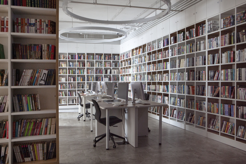 SHKAF Library.&nbsp;Credit: Библиотека и арт-резиденция ШКАФ&nbsp;/&nbsp;vk.ru/shkaflib
