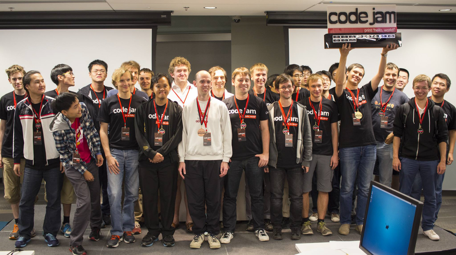 Геннадий Короткевич подтвердил звание чемпиона Google Code Jam во второй раз. Фото: https://www.facebook.com/googlecodejam