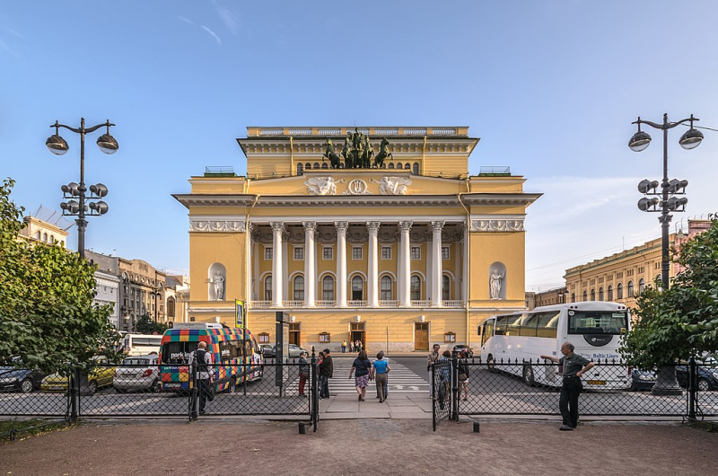 Alexandrinsky Theatre. Credit: Florstein / Wikimedia Commons / CC BY-SA 4.0
