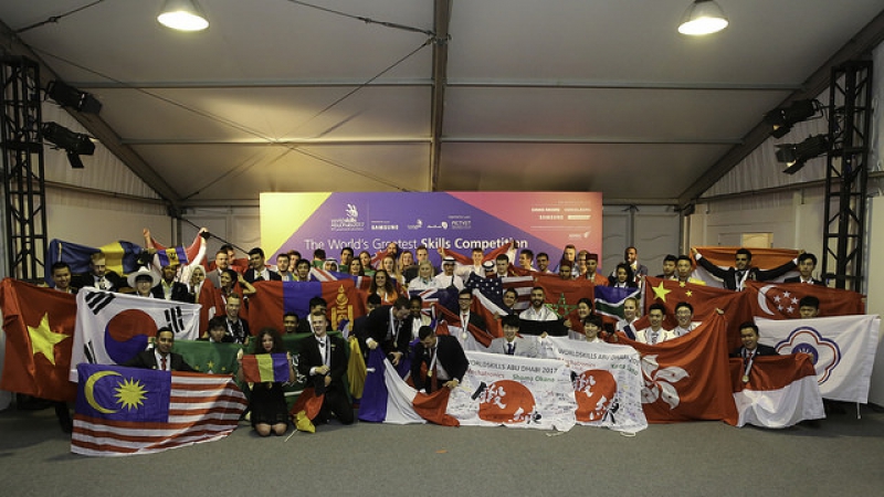 Участники WorldSkills Abu Dhabi-2017