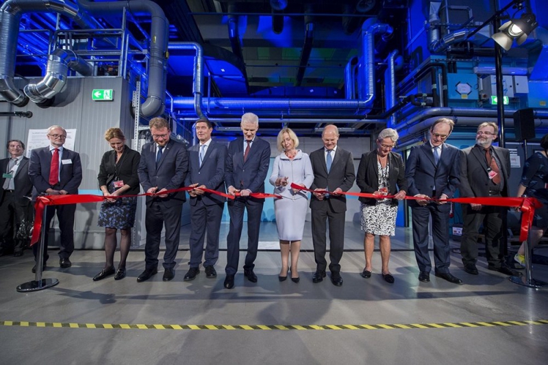 The opening ceremony of the European X-ray free-electron laser. Credit: rg.ru