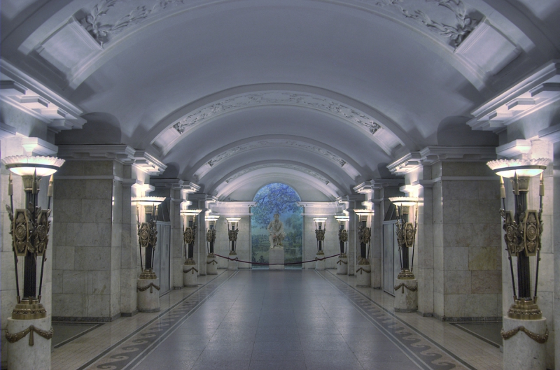 Pushkinskaya metro station. Credit: Polyrus / Flickr