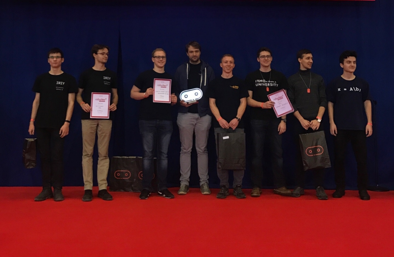 Награждение победителей и призеров Robotex