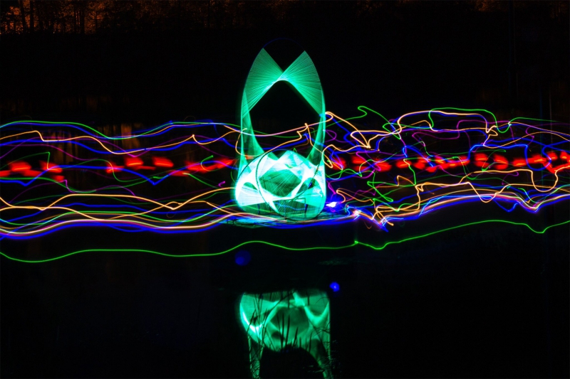 Фестиваль светового искусства «Ночь света» в Гатчине. Автор фото – Павел Мареев