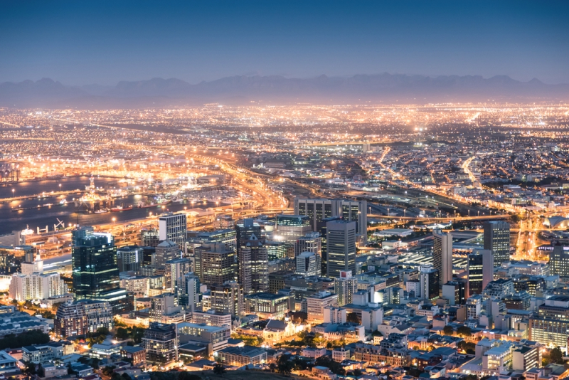 Городское освещение в Кейптауне. Источник: shutterstock.com