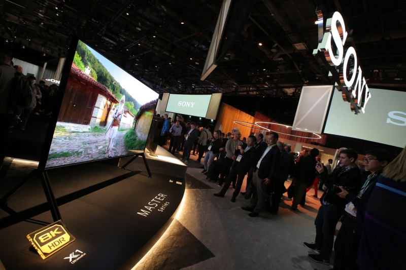 Sony's new TV. Credit: ces.tech