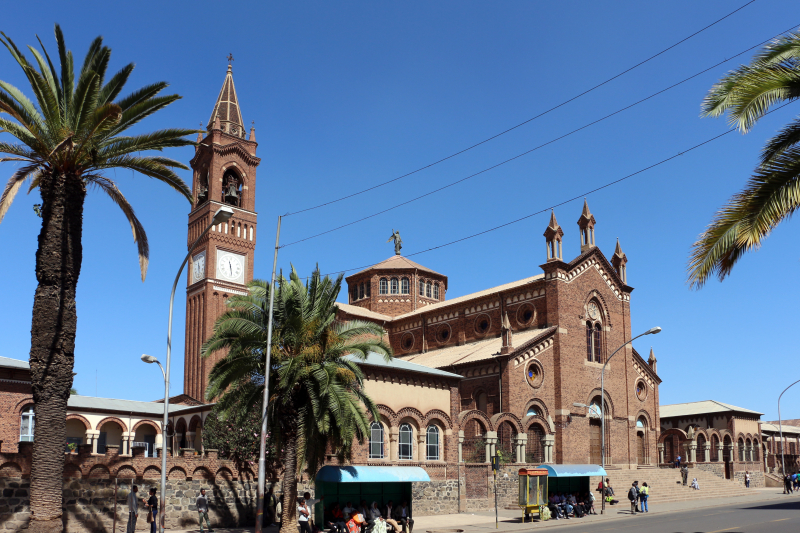 Church of Our Lady of the Rosary in Asmara. Credit: Wikipedia Commons