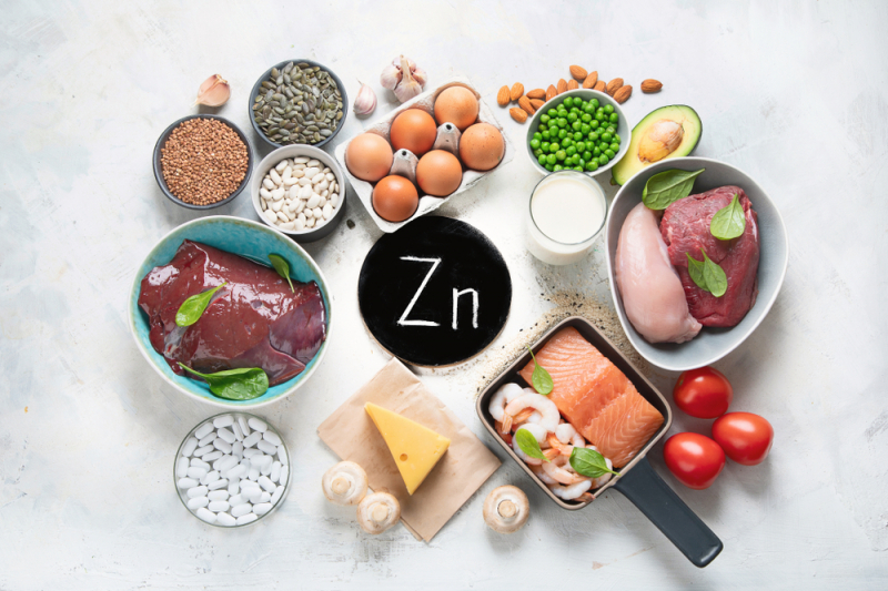 Zinc-rich foods. Credit: shutterstock.com
