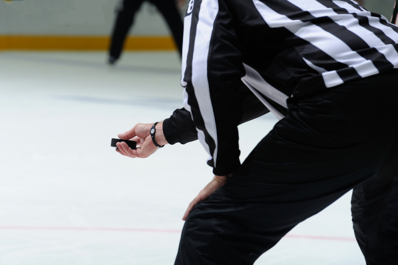 A hockey referee. Credit; shutterstock.com