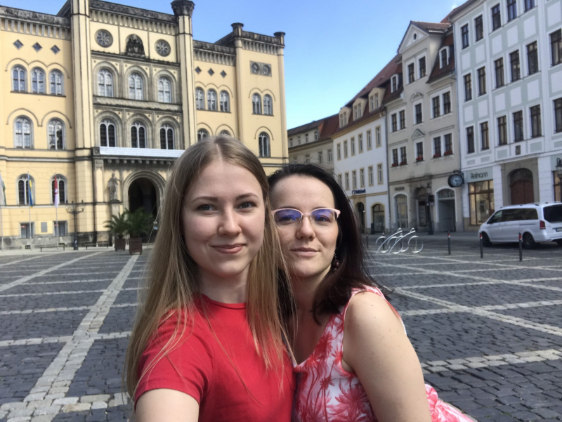 Daria and Elena in Germany
