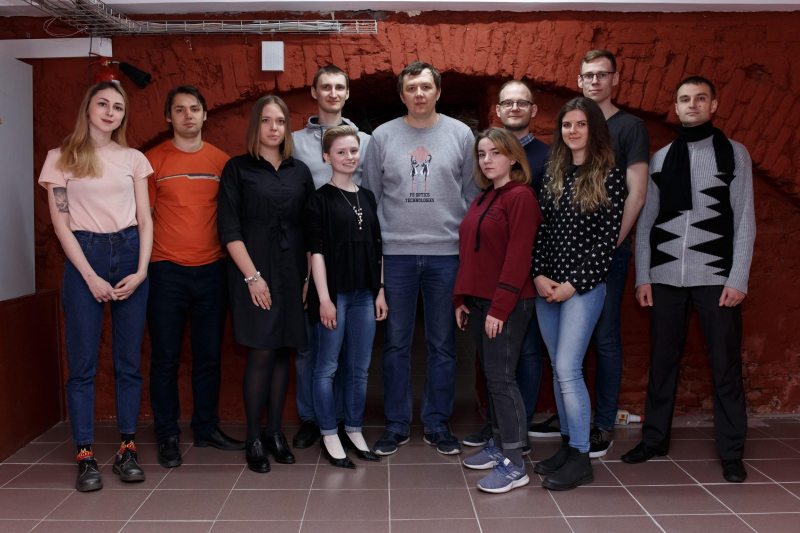 The team from the Laboratory of Femtosecond Optics and Femtotechnologies