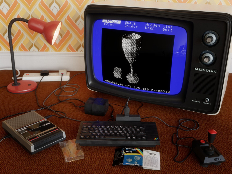 Компьютер ZX Spectrum. Источник: artstation.com