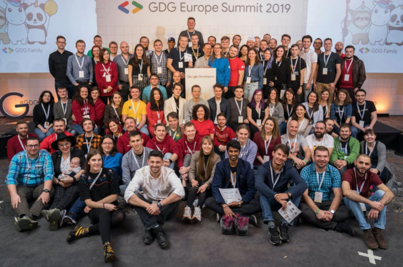 Assel Romanova at GDG Europe Summit 2019. Photo courtesy of the subject.