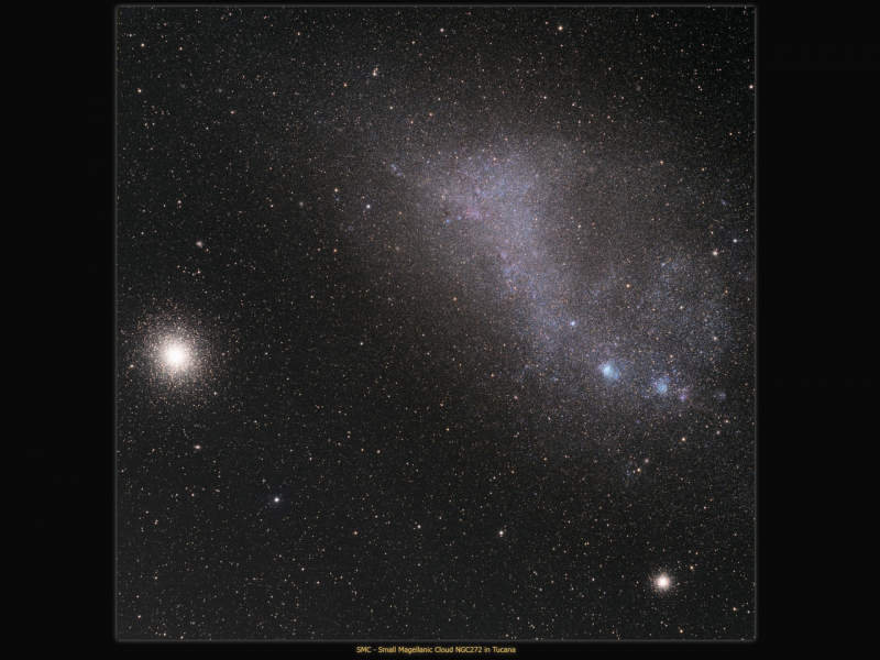 The Small Magellanic Cloud. Credit: apod.nasa.gov. Photo courtesy of Bogdan Jarzyna