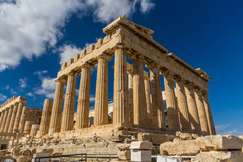 Columns of Acropolis in Athens. Credit: shutterstock.com