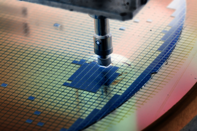 Semiconducting material made from silicon. Credit: shutterstock.com