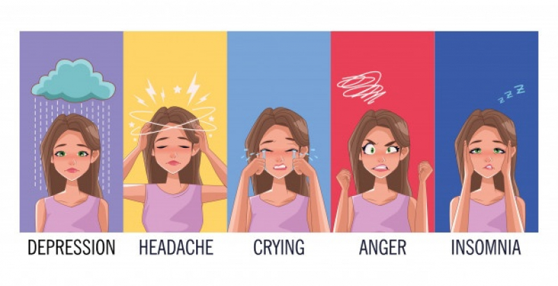 Stress symptoms. Credit: shutterstock.com