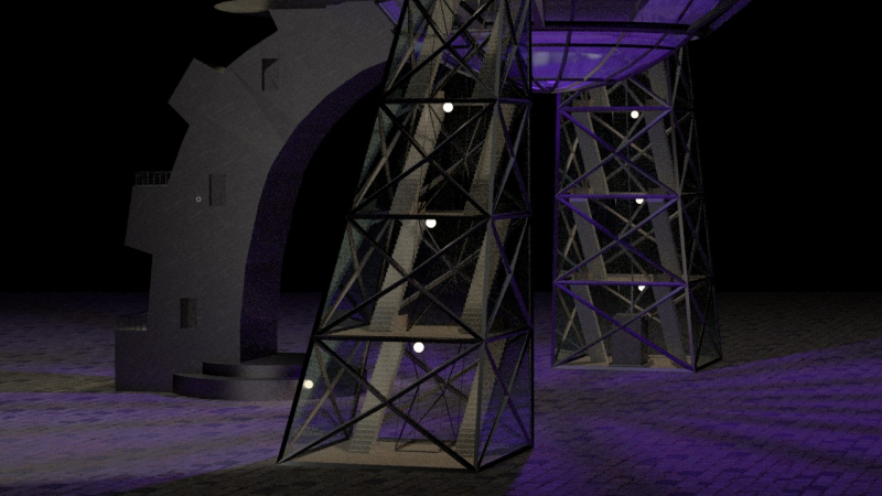 3D visualization of Guidoni's luminous monument. Picture courtesy of the authors