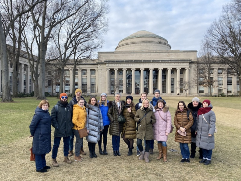 ITMO staff on a visit to MIT