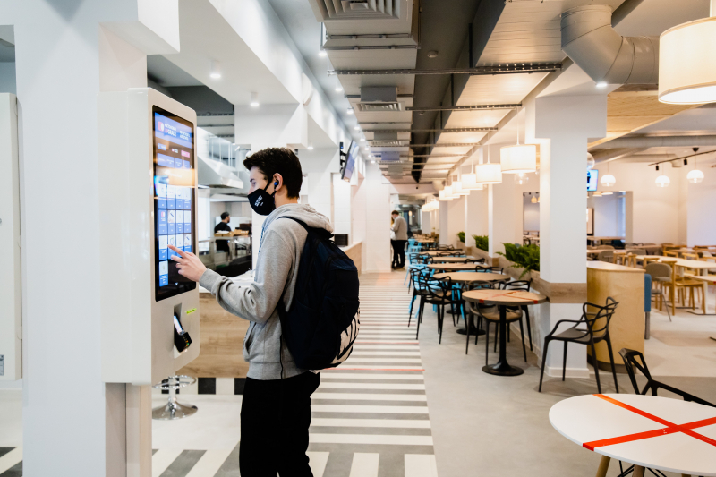The new cafeteria at ITMO's Kronverksky 49 campus